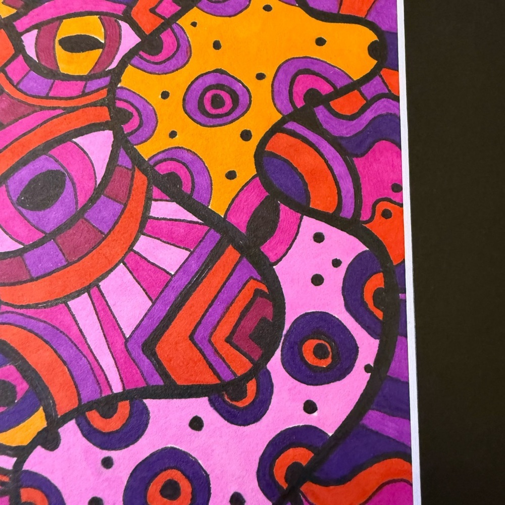 Original Intuitive Abstract Drawing - Picture 6 of 6